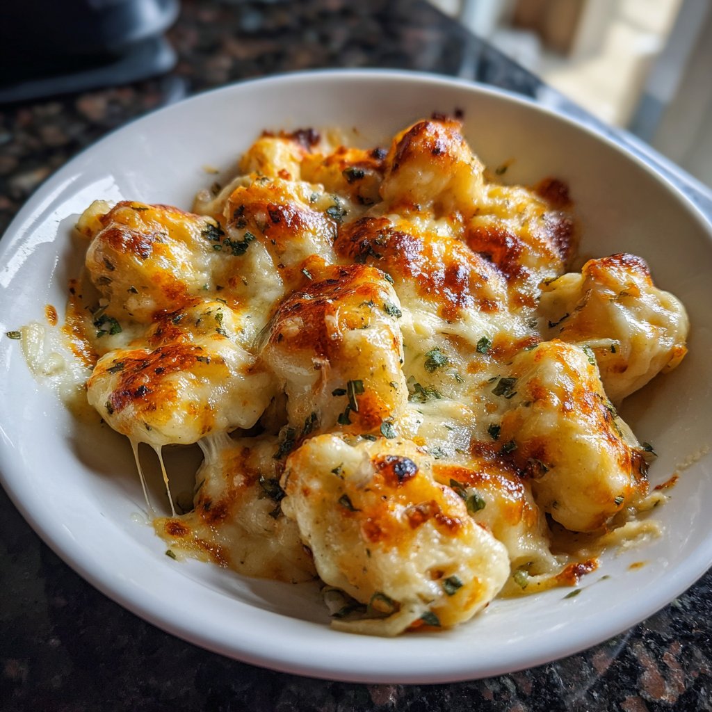 Gnocchi aus dem Ofen mit Käse