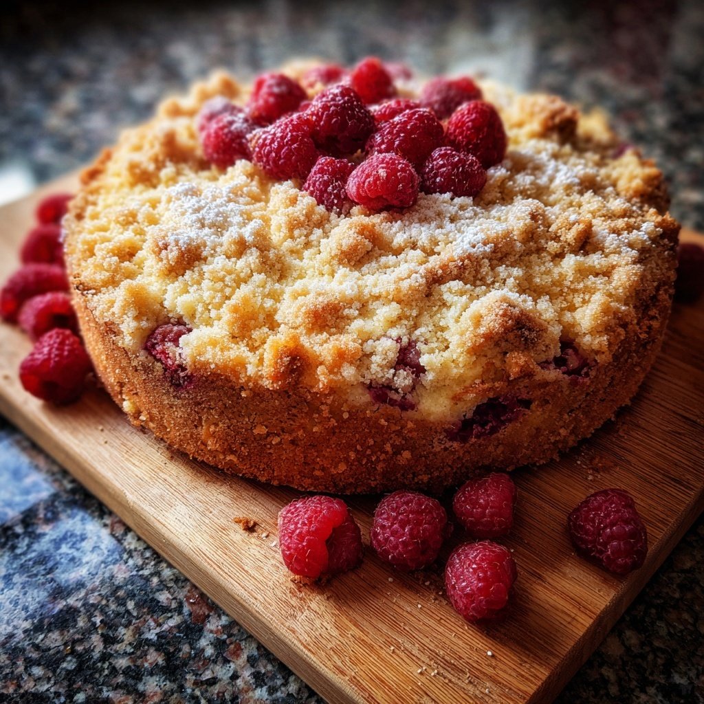 Streuselkuchen Mit Himbeeren
