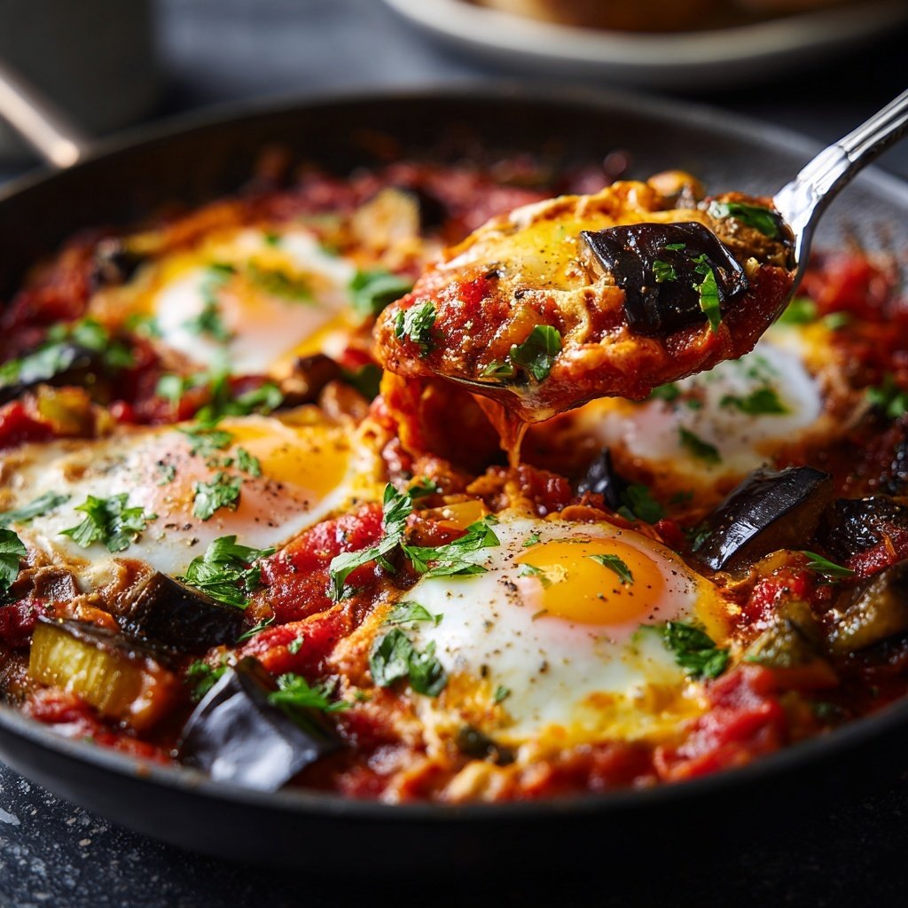 Shakshuka mit Auberginen