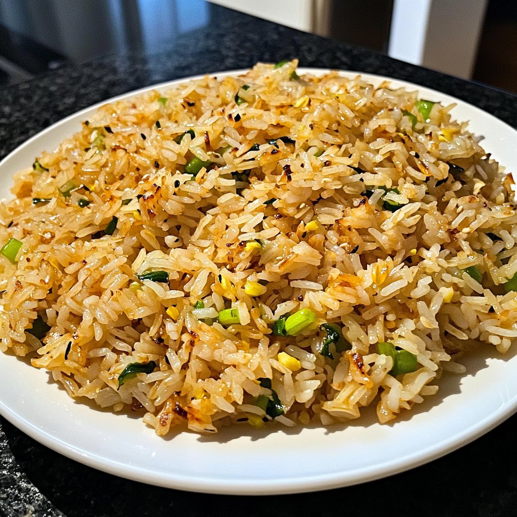 Gebratener Reis mit Frühlingszwiebeln