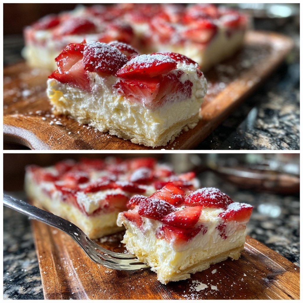 Erdbeer Joghurt Schnitten