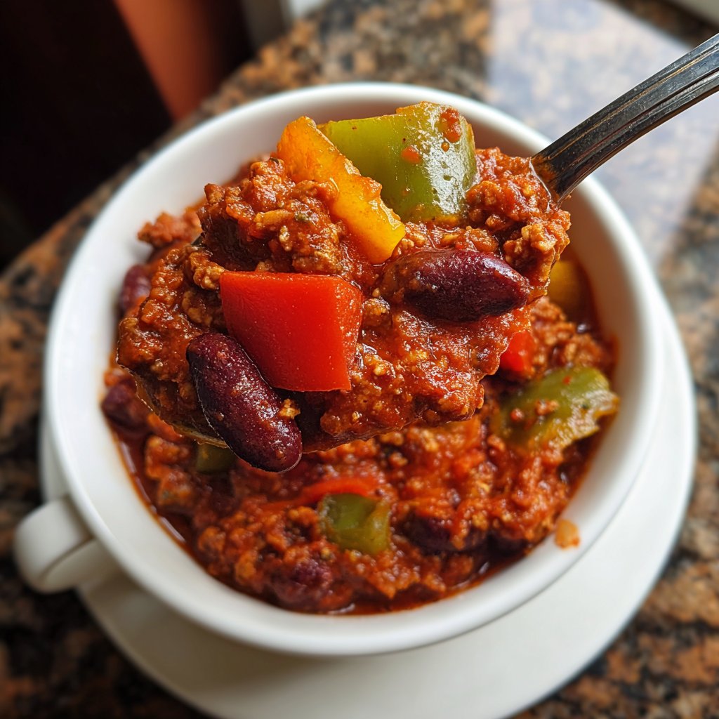 Chili sin Carne mit Paprika